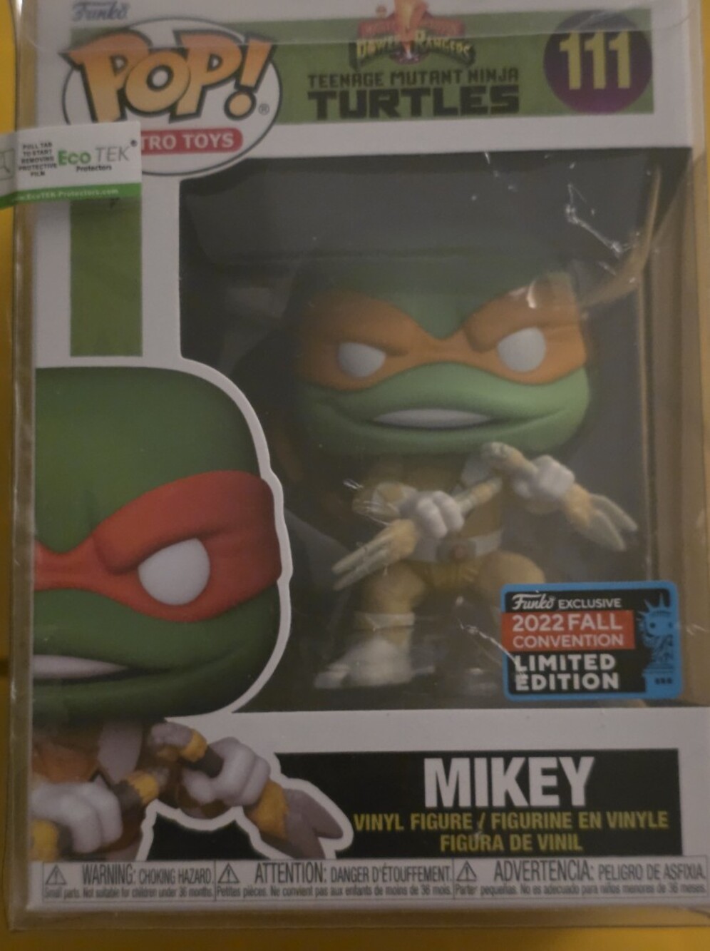 Funko Mikey TMNT Pop! Vinyl Figure - Green & Orange #111